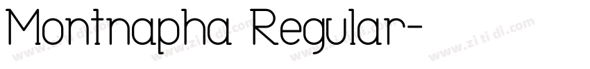 Montnapha Regular字体转换